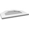 Ekena Millwork Octagonal Top Surface Mount PVC Gable Vent w/ 3-1/2"W x 1"P Standard Frame, 22"W x 16"H GVPOT22X1601SN - alternate 3